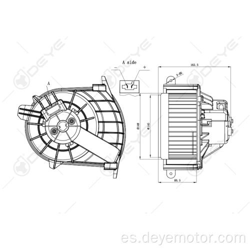 Motor de ventilador de aire acondicionado 12V para RENAULT KANGOO